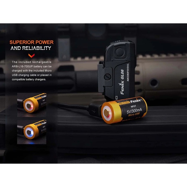 Fenix GL06 lukturītis uz ieroča