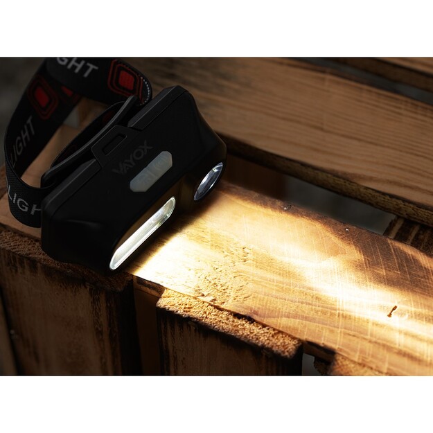 Vayox XPE + COB uzlādējams lukturītis VA0115