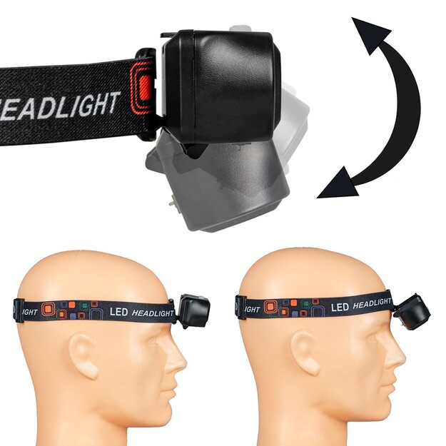 Vayox XPE + COB uzlādējams lukturītis VA0115