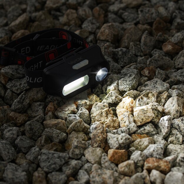 Vayox XPE + COB uzlādējams lukturītis VA0115