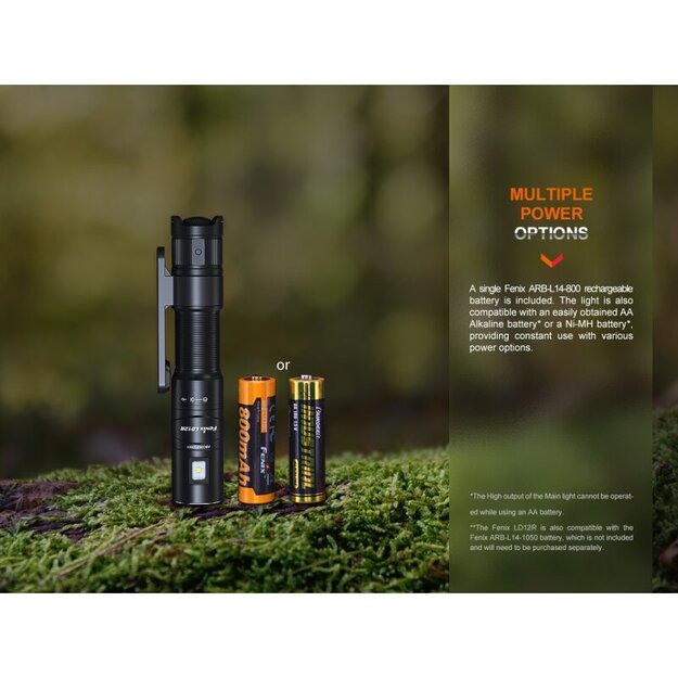 Fenix LD12R lukturītis 600lm
