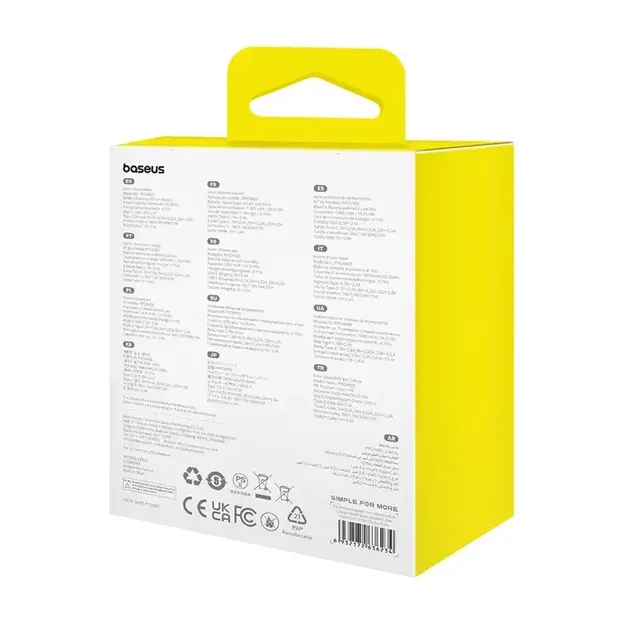 Baseus magnētiskais mini baro&scaron;anas bloks 5000 mAh, USB-C 20W (zils)