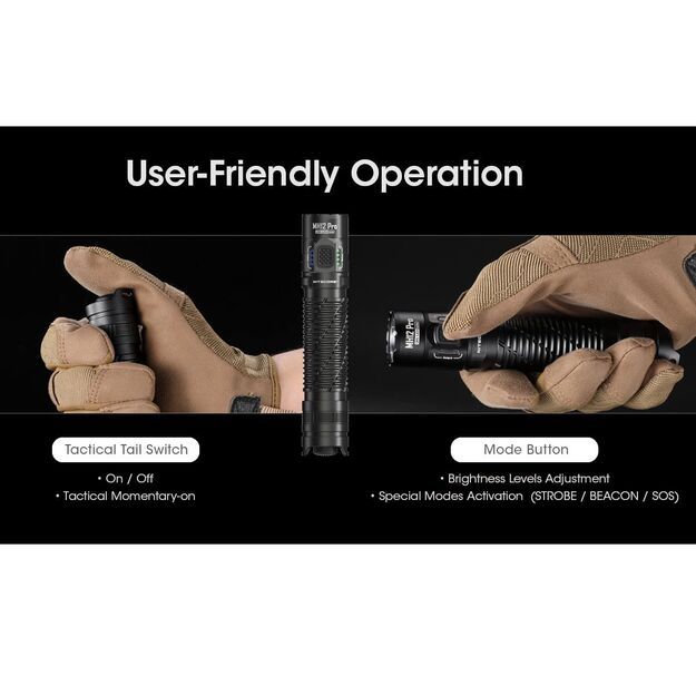 Nitecore MH12 Pro UHi 40 LED lukturītis 3300lm