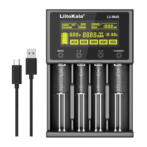 LiitoKala Lii-M4S battery charger