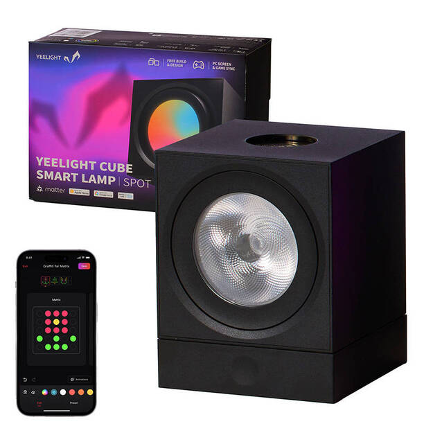 Yeelight Cube Light Smart Play Lamp Spot - pamatne