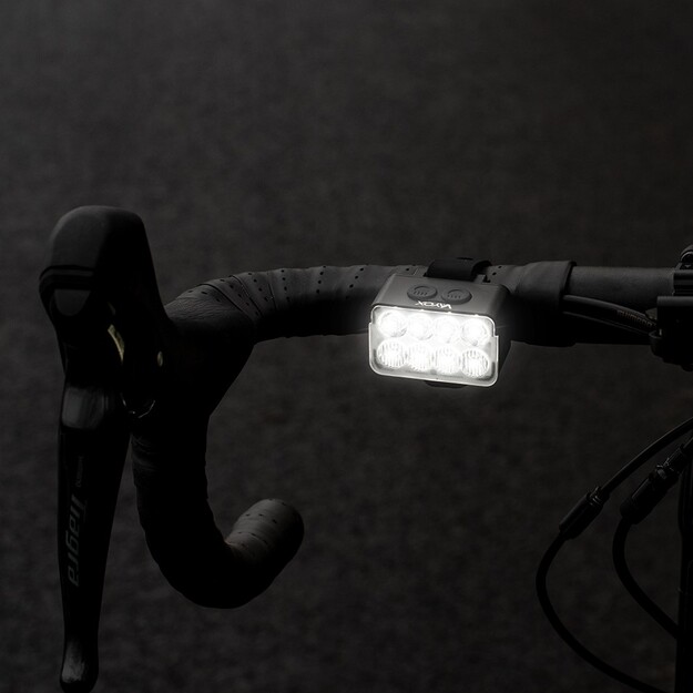 Vayox priek&scaron;ējais velosipēda apgaismojums 900lm 8*LED USB-C VA0151