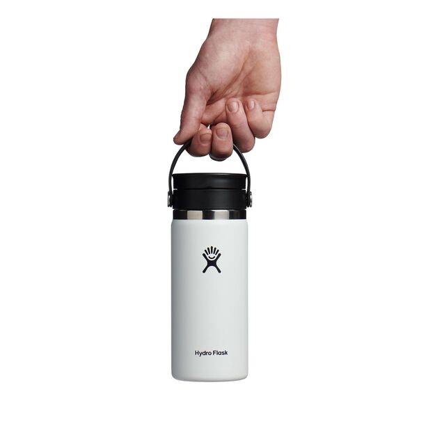 Дорожная бутылка Hydro Flask WIDE FLEX SIP LID, 473 мл. Белый W16BCX110