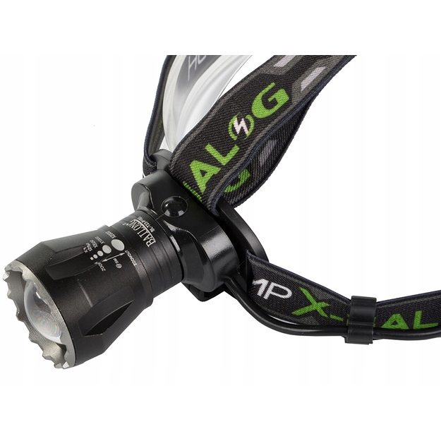 LED galvas lukturītis XHP160 ar tālummaiņas funkciju, powerbank funkciju