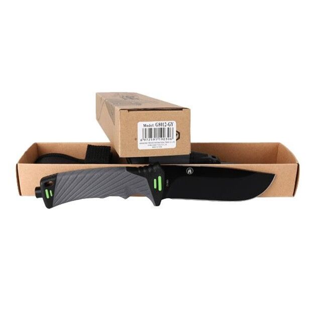 Нож Ganzo G8012-GY с кремневым фиксированным замком