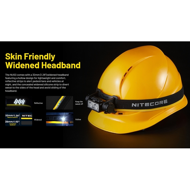 Nitecore NU53 flashlight 1800lm