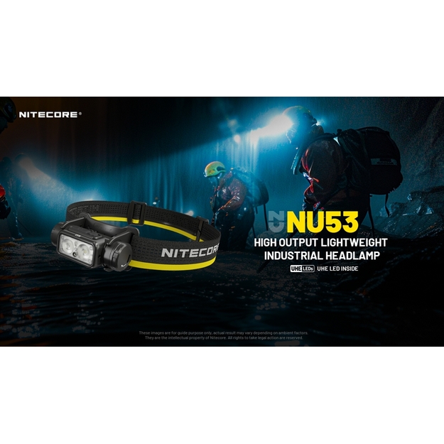 Nitecore NU53 flashlight 1800lm