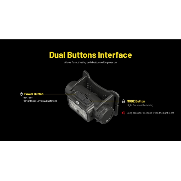 Nitecore NU53 flashlight 1800lm