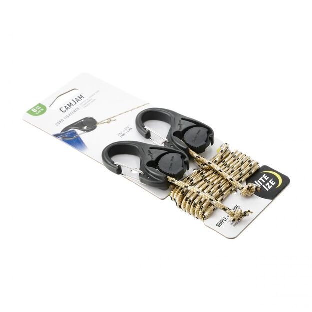 Регулируемая походная пряжка Nite Ize CamJam из 2 частей с веревкой длиной 2,4 м NCJ-25-2R3