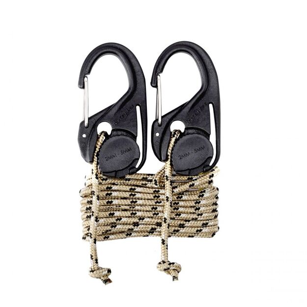 Nite Ize CamJam regulējama kempinga sprādze 2&nbsp;daļ. ar 2,4&nbsp;m virvi NCJ-25-2R3