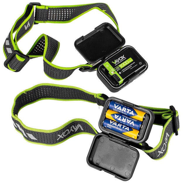 Vayox uzlādējams lukturis 800lm CREE + SMD Pro Series VA0196