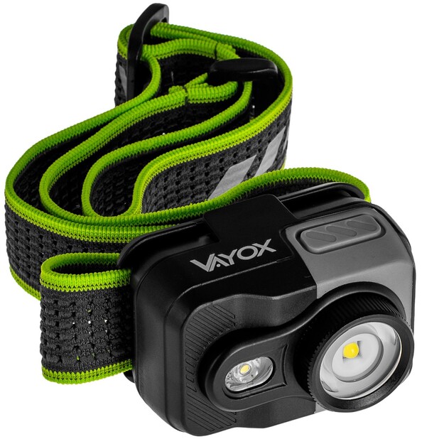 Vayox uzlādējams lukturis 800lm CREE + SMD Pro Series VA0196