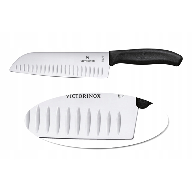 Victorinox Swiss Classic Santoku nazis, rievota mala, 17 cm 6.8523.17