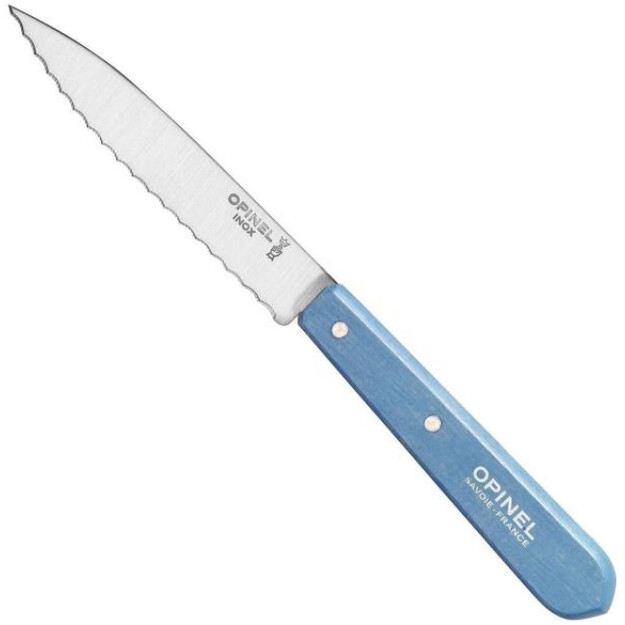Opinel serrated blue knife No. 113