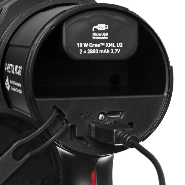 Mactronic 600lm lukturis X-Pistol RC 02