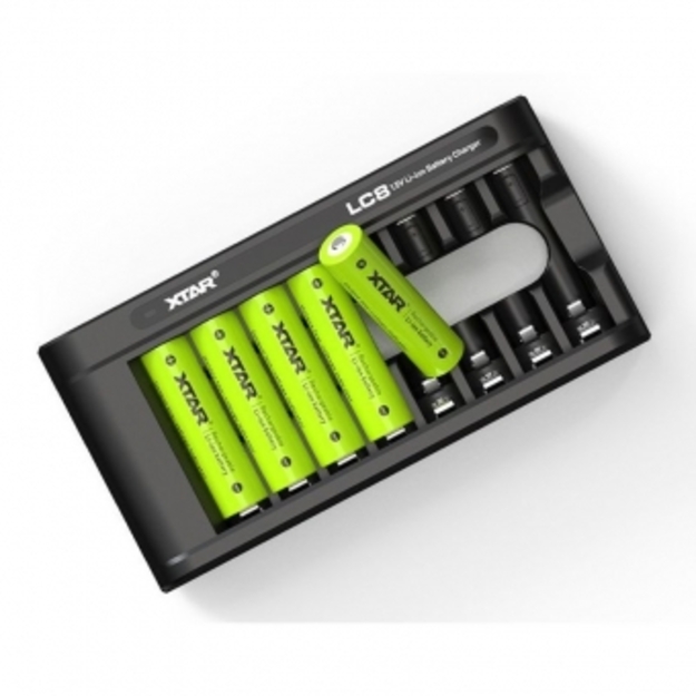 Xtar LC8 lādētājs AA/AAA 1.5V Li-ION USB-C