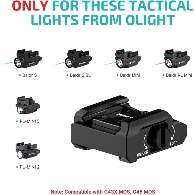 Olight 43X Mos Mount turētājs