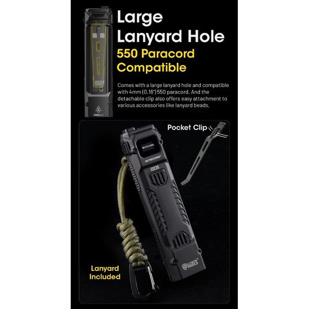 Nitecore EDC29 LUMINBLADE flashlight 6500lm