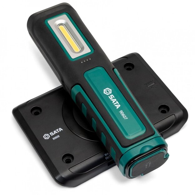 Darba lampa COB LED 6+1W ar bezvadu uzlādi