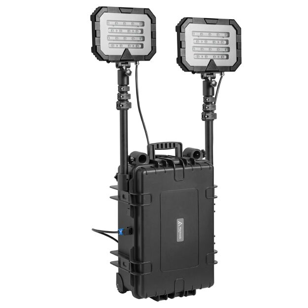 Mobili ap&scaron;vietimo sistema TWIN 36000lm