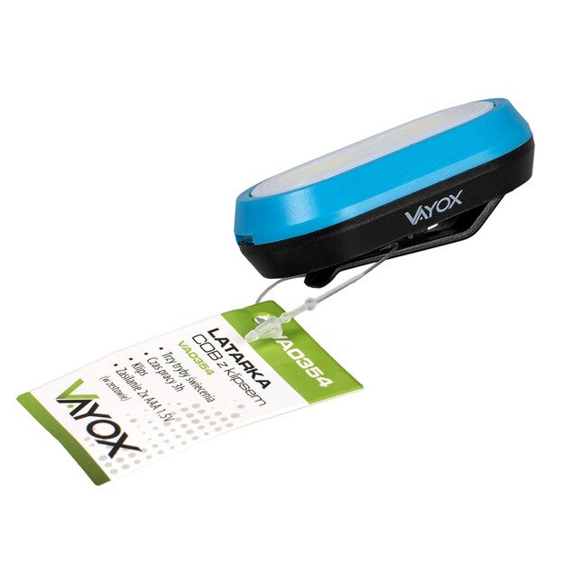 Vayox COB lukturītis ar klipsi VA0354