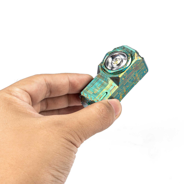 Wuben X0 mini flashlight 1100lm Titanium Version Green