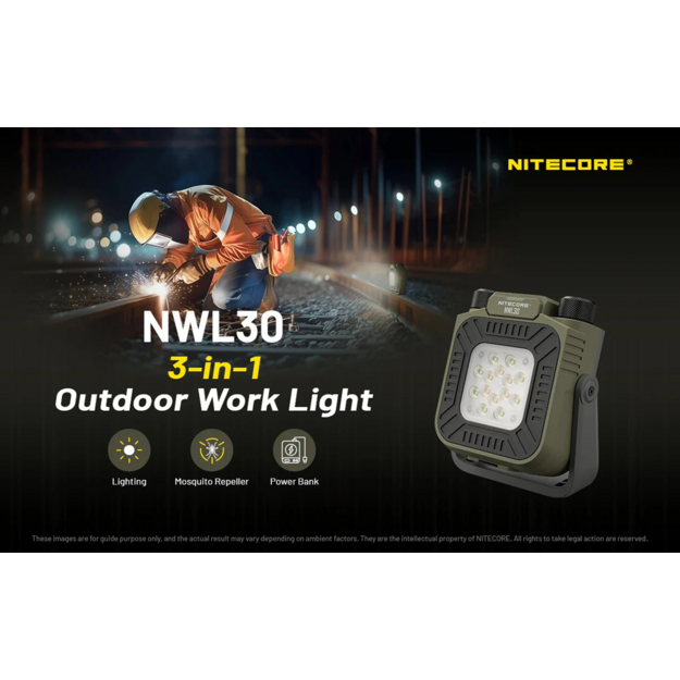 Nitecore NWL30 darba lukturis 3000lm