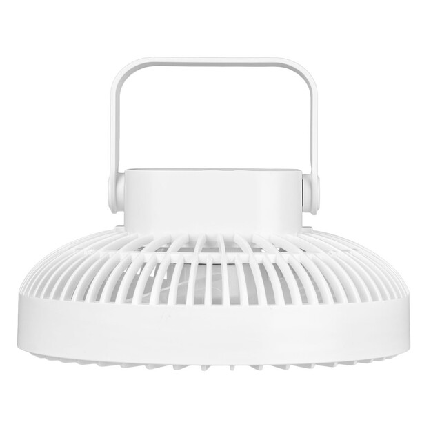 Vayox galda uzlādējamais ventilators ar apgaismojumu 6xSMD VA0337W Balts