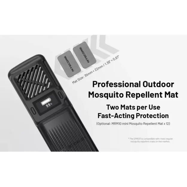 Nitecore EMR23 Mosquito Repeller, OLED, 8000mAh Battery