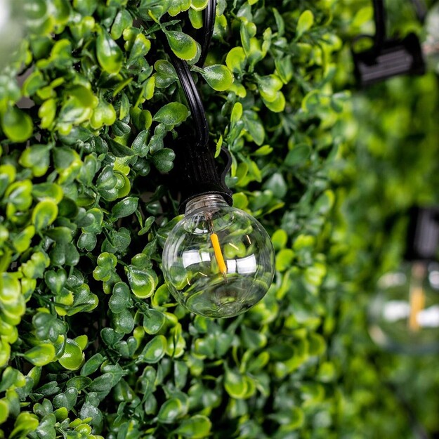 Āra LED virtene 30LED G40 15.1m ar saules bateriju LUMILED CALLIS