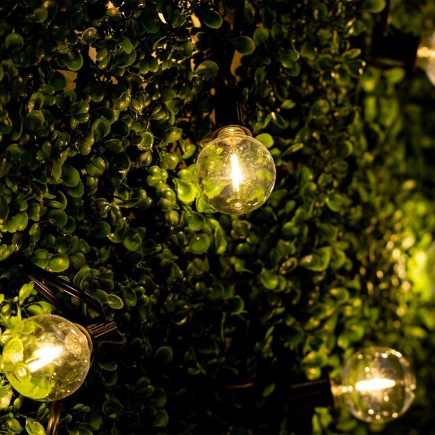 Āra LED virtene 30LED G40 15.1m ar saules bateriju LUMILED CALLIS