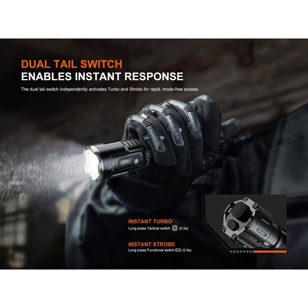 Fenix ​​​​​​TK25R daudzfunkcionāls LED lukturītis ar UV un sarkanu gaismu