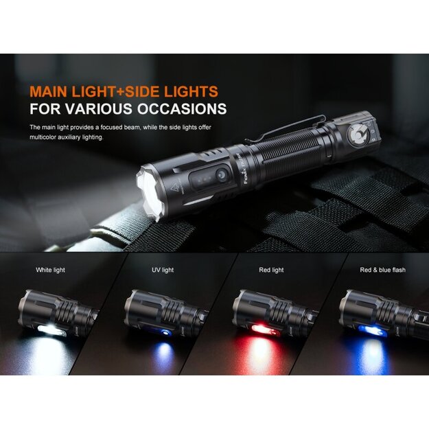 Fenix ​​​​​​TK25R daudzfunkcionāls LED lukturītis ar UV un sarkanu gaismu