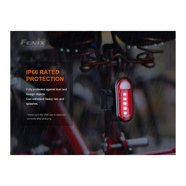 Rechargeable bicycle rear light Fenix BC05R V2.0