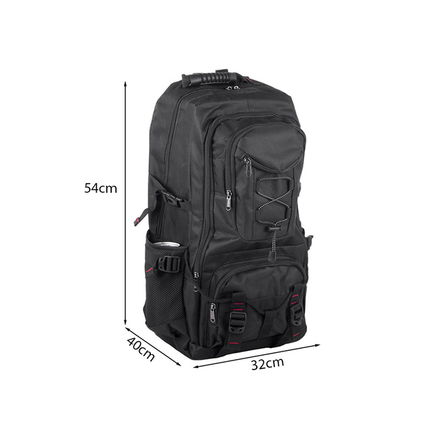 Tūrisma mugursoma 35L, melna