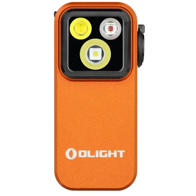 Olight Oclip Pro 500lm Uzlādējams Lukturītis Oranžs