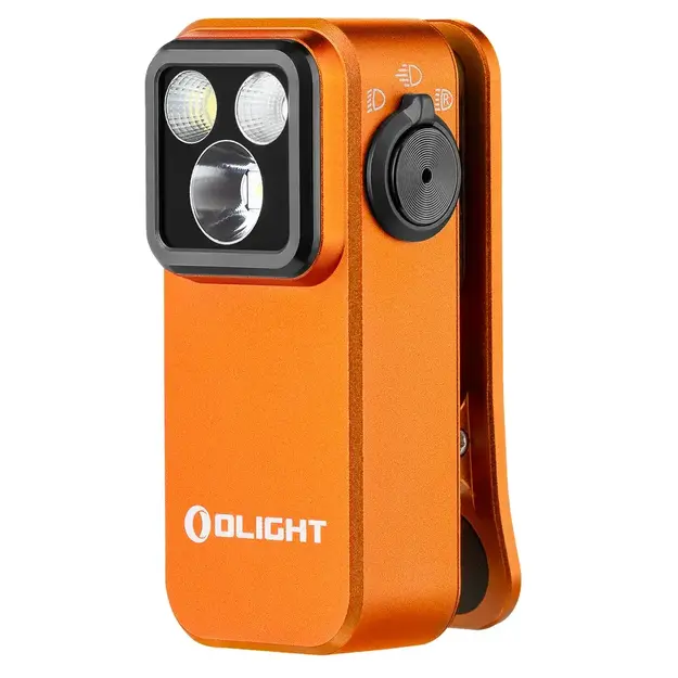 Olight Oclip Pro 500lm Uzlādējams Lukturītis Oranžs