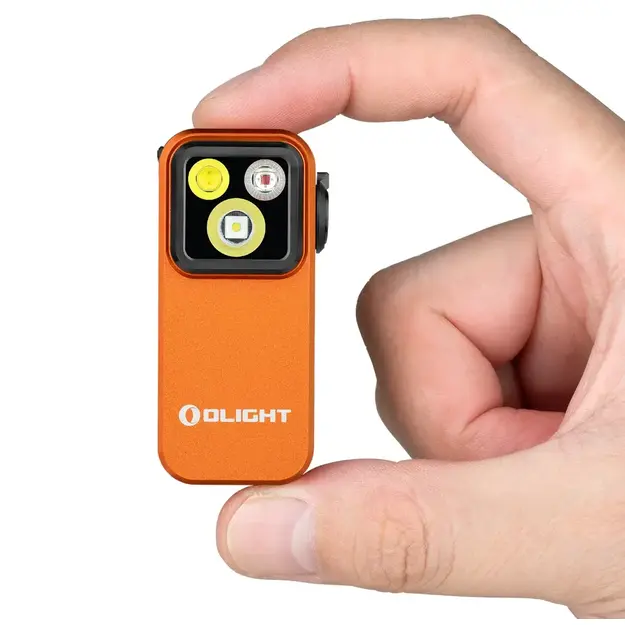 Olight Oclip Pro 500lm Uzlādējams Lukturītis Oranžs