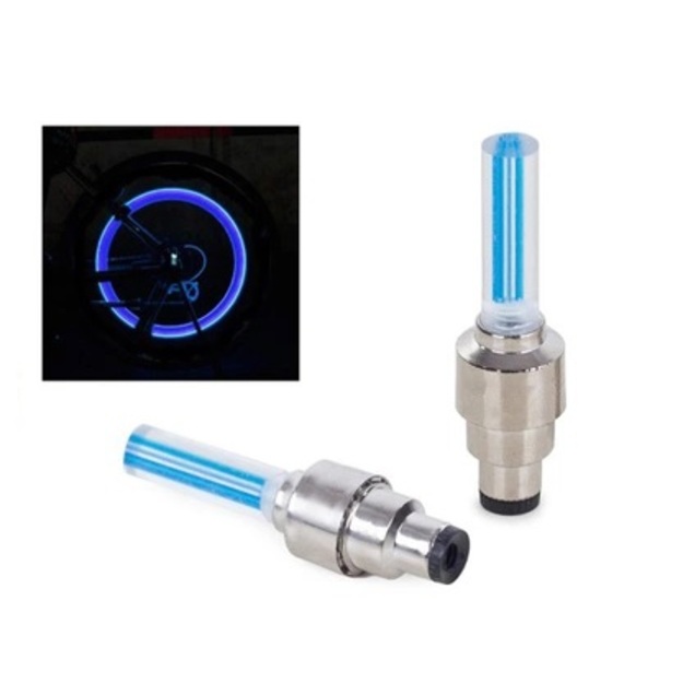 &Scaron;viečiantys ventiliai LED, mėlyni 2 vnt