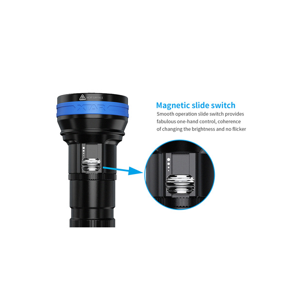 XTAR D06 1200lm flashlight for diving