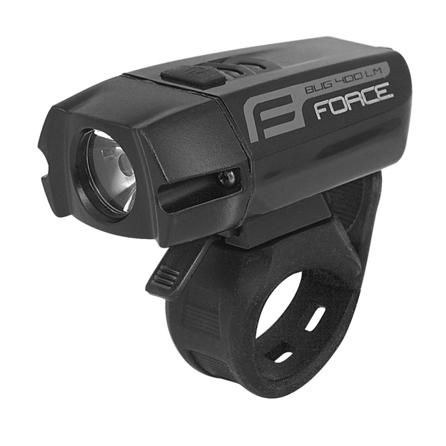Headlight FORCE BUG-400 USB (black)