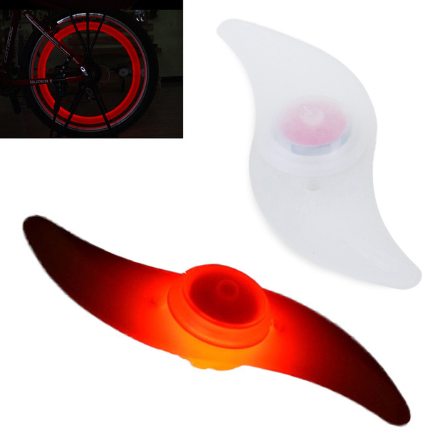 Velosipēdu riteņu gaisma LED RED