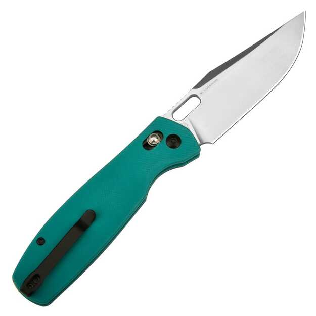 CJRB Cutlery Prado saliekamais nazis Aqua Green G10 J1936-AG