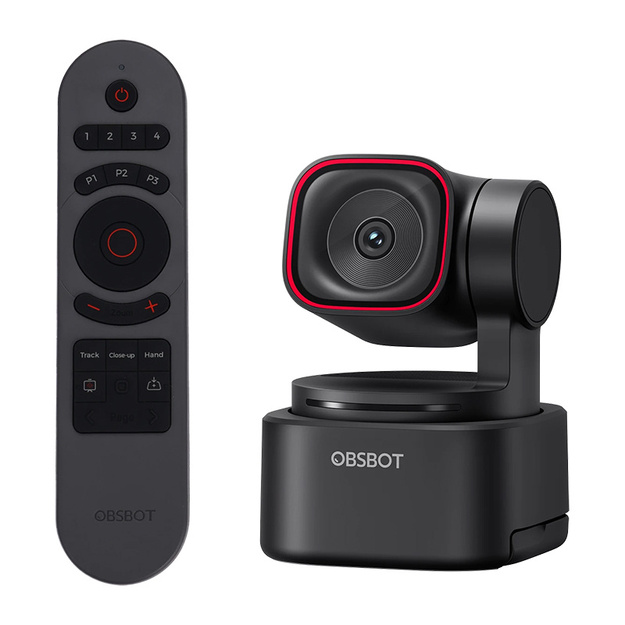 OBSBOT Tiny 3 Lite webcam with remote control