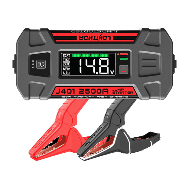 Lokithor J401 automa&scaron;īnas palaidējs / ārējais akumulators 2500A 12V 74Wh