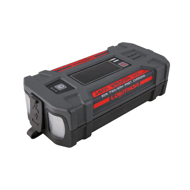 Lokithor J401 automa&scaron;īnas palaidējs / ārējais akumulators 2500A 12V 74Wh